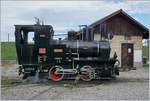 Die Dampflok  200-90  Liesl  des Rhein-Schauen Museumsbahn (ex IRR) Rheinbähnle im Museum  Lustenau.