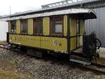 Waldviertler-Schmalspurbahn-Speisewagerl (906 3675-1) ist in Gmünd(NÖ) abgestellt; 200306