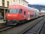 86-33 107-2 der Autoschleuse Tauernbahn war 2014 eine Zeit lang für die REX-Züge von Lienz nach San Candido/Innichen eingeteilt.
Hier zu sehen am Zugschluss des REX 4655 (San Candido/Innichen - Lienz) am 11.11.2014 in Lienz.