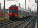 R 5651 fahrt in den Bahnhof Wolfurt ein. Aufnahme entstand am 2.10.2009