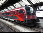 ÖBB/ RailJet - Steuerwagen ( spirit of switzerland ) Afmpz 73 81 80-90 710-2 in HB Zürich am 29.02.2020