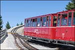 Weiter geht´s Bergauf aus dem  Bahnhof  Schafbergalm. 15.09.2025 