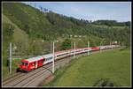 Nachschuss auf IC512 bei Bruck/Mur Übelstein am 8.05.2020.