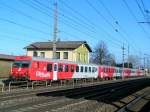 8073 123-6 verl�sst mit R3014 den Bhf. Marchtrenk; 090108