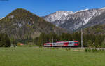 IC 507 (Linz Hbf - Graz Hbf) geschoben von 1144 280 bei Roßleithen 27.4.24  