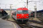 Alltagsbetrieb am Wiener S�dbahnhof, REX2717 nach Fehring wird am Bahnsteig 18 bereitgestellt, 23.04.2009.