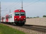 Strecke Linz-Kirchdorf an der Krems
Streckenabschnitt Ansfelden-Nettingsdorf, Pfingstwochenende 05, 8073 114-5, Minolta Dimage Z3