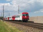 8073 061-8 in Richtung Linz Hbf, 18.6.2005, Streckenteil Ansfelden-Nettingsdorf, Minolta Dimage Z3