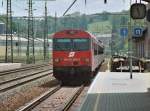Steuerwagen 80-73.201 der �BB im Bf.
