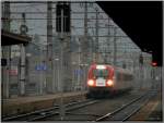 Taurus 1216 226 hier noch im EU Strichcode Design fhrt mit EC 101 Joze Plecnik von Prag nach Laibach.Zur Zeit ist die Lok ja als EM-Lok mit den Tschechischen Farben unterwegs.
St.Michael 13.1.2008