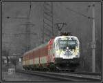Der  Bundesheerstier  1116 246 war am 22.3.2006 auf sterreichischem Gebiet fr den EC 101 „Joze Plecnik“ (Prag-Laibach) eingeteilt. Die Aufnahme zeigt den Zug kurz vor Graz am 22.3.2006
