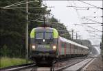 1116.141 CAT mit dem Russenzug 13017 am 31.05.13 bei der Einfahrt in den Bahnhof Neunkirchen/N.