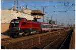 OIC 646 „Alpendorf Bergbahnen“ von Wien Westbahnhof nach Salzburg Hbf, am 26.9.2009 mit RJ 1116 206 bespannt, bei der Einfahrt in Wien H�tteldorf.