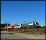 1116 038 hat soeben die Br�cke �ber die Ingering passiert und steuert nun mit dem R4210 auf Knittelfeld zu.18.08.2008