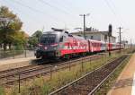 Nochmal 1116 138-9 bei der Ausfahrt mit dem REX nach St. P�lten aus Wien H�tteldorf. Aufgenommen am 03.07.2012.