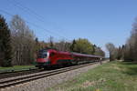 1116 250 auf dem Weg nach Innsbruck am 21. April 2021 bei Brannenburg im Inntal.