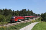 1116 208 auf dem Weg nach München am 30. August 2022 bei Grabenstätt.