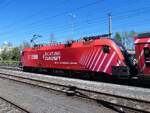 1116 251-0  Richtung-Zukunft  durchf�hrt mit einer RJX-Doppelgarnitur den Bhf. Timelkam; 260501