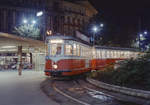Wien: Die Wiener Straßenbahnen vor 50 Jahren: SL 43 (L4 577 (SGP 1961) + l3) I, Innere Stadt, Schottentor am 27.