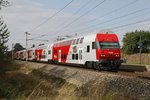 REX geführt von Steuerwagen 86-33 036 bei Silberwald am 21.09.2016.