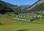 4024 085 als R nach Innsbruck am 27.09.2014 bei St. Jodok am Brenner.