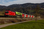 1116 197-5 am Regionalexpress bei Schwarzach. 9.4.21