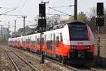 ÖBB citytsches'n 4746 511 als letztes Fahrzeug des S2-Zuges 29375 (Floridsdorf - Mödling) am 24.März 2019 in Atzgersdorf.