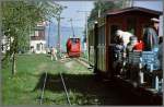 In Lustenau nach passieren der Rheinbrcke wird der Zug umfahren (oder gestrzt wie man in sterreich zu sagen pflegt), da fr die Weiterfahrt Richtung Bodensee eine Spitzkehre gemacht wird.