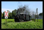 ÖGEG 298.102 der Steyrtalbahn Museumsstrecke, auf der Fahrt von Steyr nach Grünburg.
Diese Lok ist die Älteste 760mm-Schmalspurlok Österreichs Baujahr 1888 (ex St.B. Nr. 2  Sierning ) und zog am 19. August 1889 den Eröffnugszug von Garsten nach Grünburg.
http://www.steyrtalbahn.at/  
Rosenegg  23.09.2017