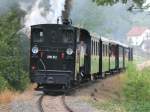 GEG 298.102 der Steyrtal-Museumsbahn unterwegs am 28.07.2007   von Grnburg nach Steyr kurz vor der Endstation Steyr Lokalbahnhof.