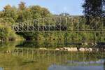 Die einzige Br�cke �ber die Steyr der Steyrtalbahn zwischen Garsten und Klaus befindet sich kurz vor der Haltestelle Waldneukirchen.