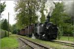 Dampflok 298.102 (Bj 1888 lteste betriebsfhige Schmalspurdampflok sterreichs) fhrt anlsslich des Jubilums 120 Jahre Steyrtalbahn von Steyr nach Grnburg.