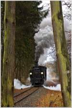 Am 6.Jnner 2012 dampfte die 298.102 fr eine Gruppe von Fotografen mit einem GmP durch das Steyrtal.