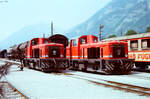 Zillertalbahn 1983: Zwei Diesellokomotiven (O&K MD 18 S)