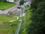 Erlebnisbergbahn-Luisenhöhe, Berg-Talfahrt sowie ein Blick auf Sommerrodelbahn; 160611