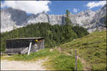Talstation der Material Seilbahn zur Dachstein Südwandhütte . 28.07.2026 