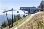 Die Bergstation der Zwölferhorn Seilbahn am 18.09.2025 
