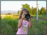 Die nchste Generation Eisenbahnphotograph ...meine Tochter Lisa  20.07.2007