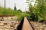 Hier fhrt nichts mehr - stillgelegtes Gleis in Wien-Atzgersdorf