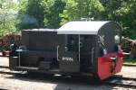 Diesellok Kf 5184 des Vereins Freunde der Bahnlinie Oberwart-Oberschtzen whrend eines Bahnhoffestes im burgenlndischen Oberschtzen (28.5.2005) 