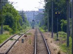 Güterzugstrecke in Brigittenau (Wien)  Dieses Foto entstand vom selben Fotostandpunkt wie Bild ID 419655 (http://www.bahnbilder.de/bilder/1024/419655.jpg), nur mit optischem Zoom geschossen.