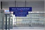 Wien Hauptbahnhof wird noch spärlich genutzt.