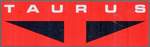 Tele-Blick auf das  TAURUS -Logo von 1016 026-7 (Siemens ES64U2) ÖBB, die in der Abstellgruppe des Bahnhofs Singen(Hohentwiel) steht.