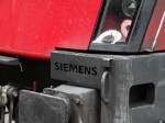 Das Siemens Logo an einer ÖBB Railjet 1116 am 14.08.14 in München  