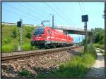 SZ E-Lok 541 102 + 105 von Hegyeshalom (Ungarn) nach Jesenice (Slowenien).Fotografiert in Zeltweg 19.07.2007