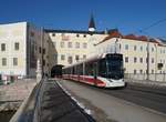 Noch kein halbes Jahr war die Verbindung der Straßenbahn Gmunden mit der Lokalbahn Gmunden -Vorchdorf am 5.2.2019 in Betrieb.