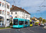 Graz     Graz Linien Variobahn 226 mit der Vollwerbung für die SmartCity als Linie 7 bei der Eggenberger Allee, 15.04.2020