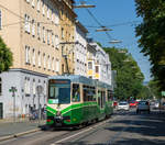 Graz     Graz Linien TW 602 als Linie 3 beim Hasnerplatz, 21.07.2020.