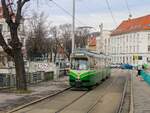 Graz. Am 04.01.2022 konnte ich TW 504 der Graz Linien bei der Haltestelle Keplerbrücke fotografieren.