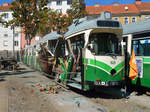 Am 26. September 2018 wurde der ex Dusiburger HGL TW 525 in der Remise Steyrergasse verschrottet.